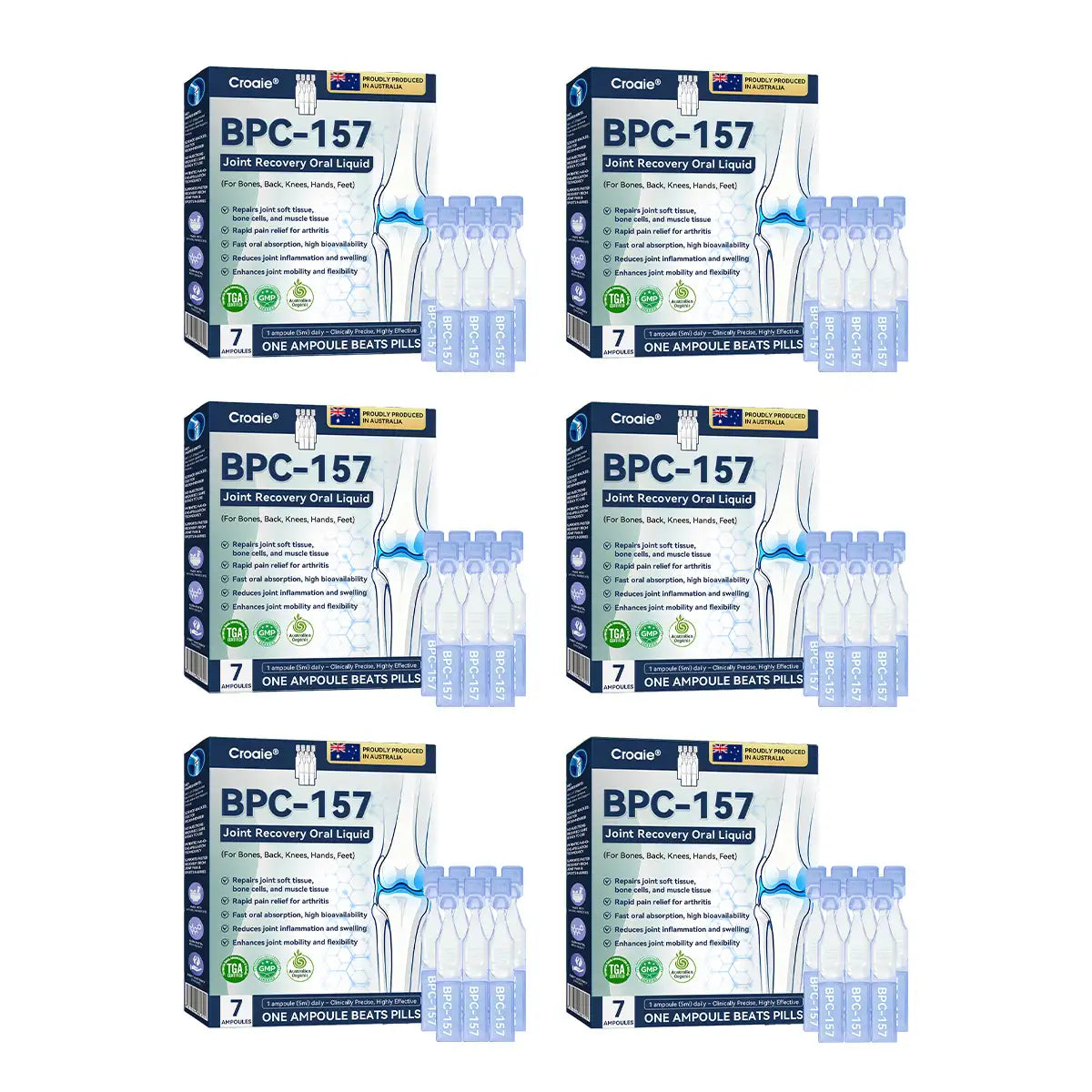 Croaie® BPC-157 Stabilized-Peptide Joint Recovery Oral Liquid - ✅Clinically Co-Developed with the Australian Peptide Association (APA)