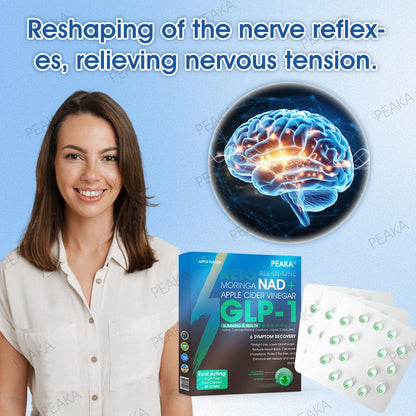 [Official Authorized Store] 𝐏𝐄𝐀𝐊𝐀® 𝐆𝐋𝐏-𝟏 Slimming & Health Ultra Concentrated Essence Liquid Pearls - NAD+ Moringa & ACV & Keto BHB (⚡🍃speedy, long-lasting, addressing diabetes, obesity, and cardiovascular diseases) - ⚡