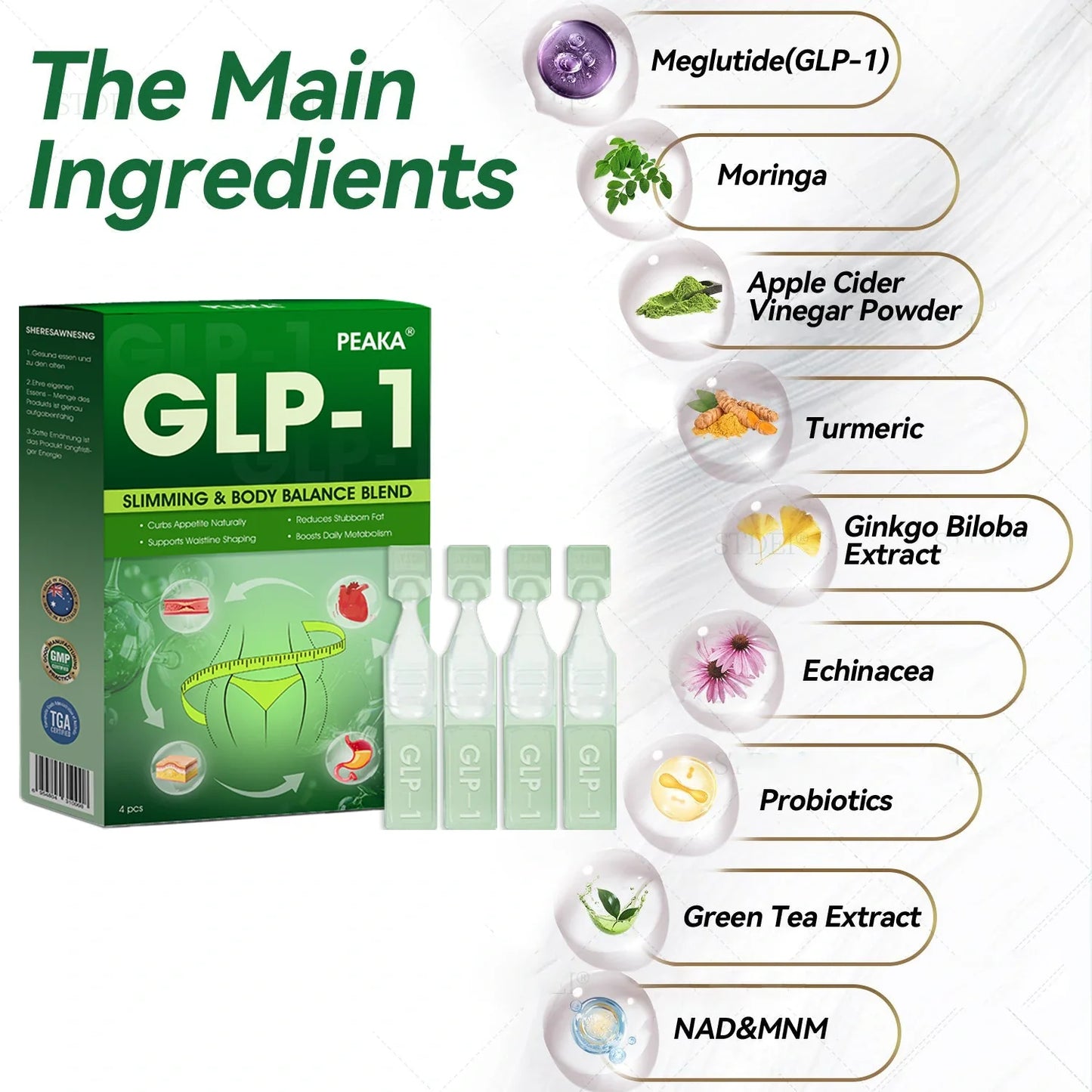 [Official Store]𝐏𝐄𝐀𝐊𝐀® 𝐆𝐋𝐏-𝟏 𝐖𝐞𝐢𝐠𝐡𝐭 𝐋𝐨𝐬𝐬 𝐎𝐫𝐚𝐥 𝐒𝐨𝐥𝐮𝐭𝐢𝐨𝐧 - 👨‍⚕️𝐎𝐛𝐞𝐬𝐢𝐭𝐲,𝐂𝐚𝐫𝐝𝐢𝐨𝐯𝐚𝐬𝐜𝐮𝐥𝐚𝐫 𝐃𝐢𝐬𝐞𝐚𝐬, 𝐃𝐢𝐚𝐛𝐞𝐭𝐞𝐬, 𝐒𝐥𝐞𝐞𝐩 𝐀𝐩𝐧𝐞𝐚, 𝐉𝐨𝐢𝐧𝐭 𝐏𝐫𝐨𝐛𝐥𝐞𝐦𝐬 𝐚𝐧𝐝 𝐌𝐨𝐫𝐞