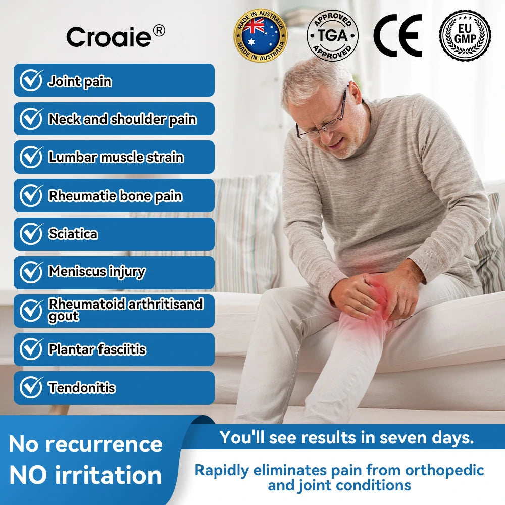 Croaie® BPC-157 Joint Healing Cream🦴Treats Arthritis, Neuropathy, Rheumatism, Sports Injuries & More🏆