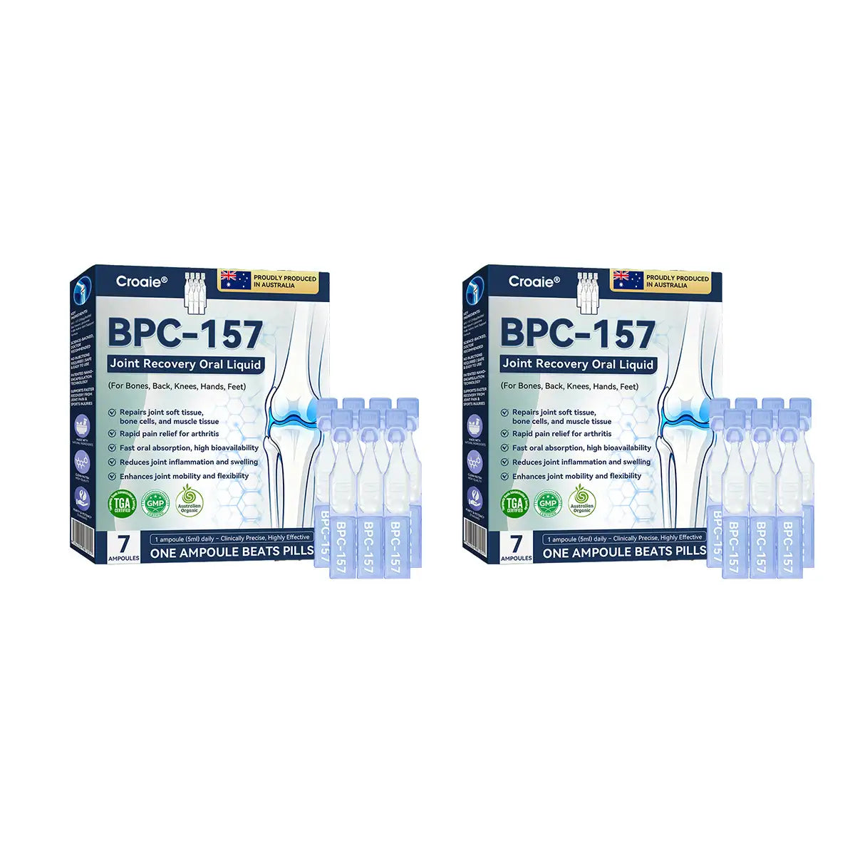 Croaie® BPC-157 Stabilized-Peptide Joint Recovery Oral Liquid - ✅Clinically Co-Developed with the Australian Peptide Association (APA)