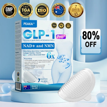 【Last Day Promotion 80% OFF🥇】PEAKA® GLP-1 & NAD+ Slimming & health NANO MICRONEEDLE PATCH🇦🇺(Zero Pain. 24/7 Release | Lose 10kg FAST | 90% Sugar Drop | )👨‍⚕️