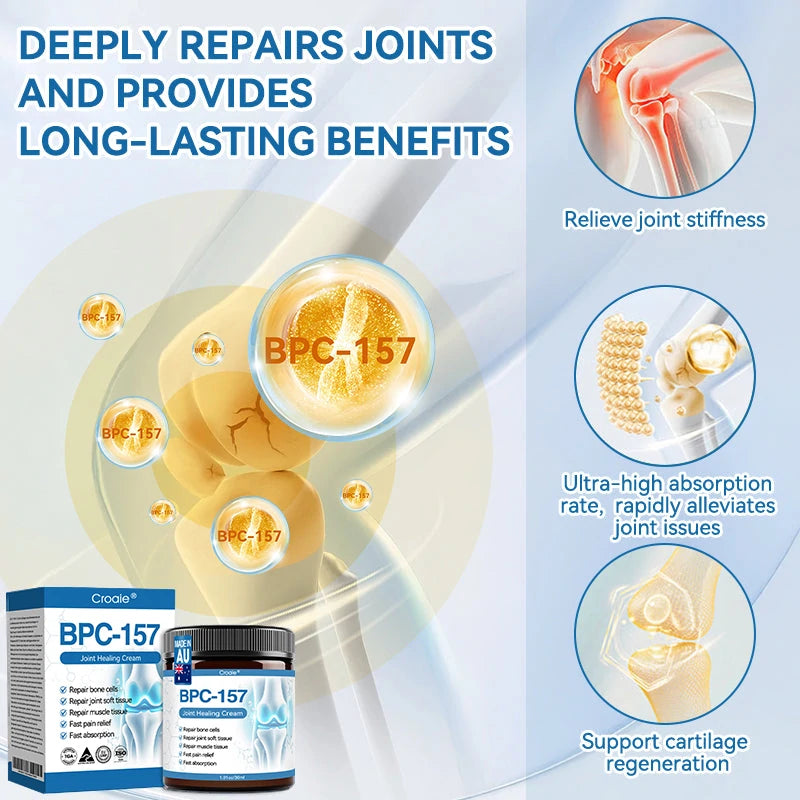 Croaie® BPC-157 Joint Healing Cream🦴Treats Arthritis, Neuropathy, Rheumatism, Sports Injuries & More🏆